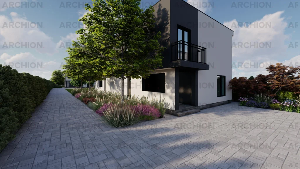 Spatiu verde langa casa